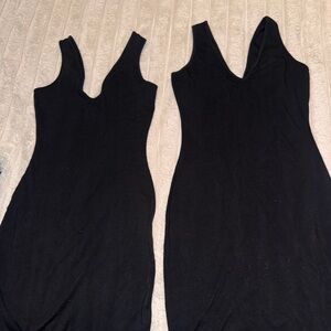 Wild Fable Black Backless Dress one is xs and other small